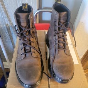 Dr Marten’s brown lace up boots size US 8